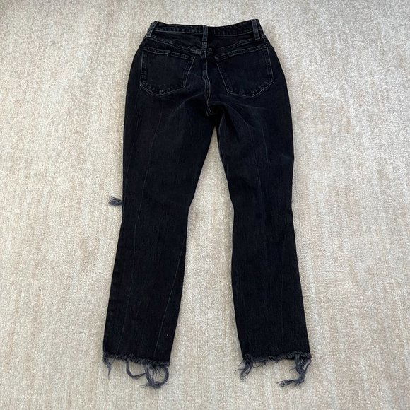 Abercrombie & Fitch High Rise Ripped Mom Jeans 26 / 2 Curve Love - Picture 4 of 10